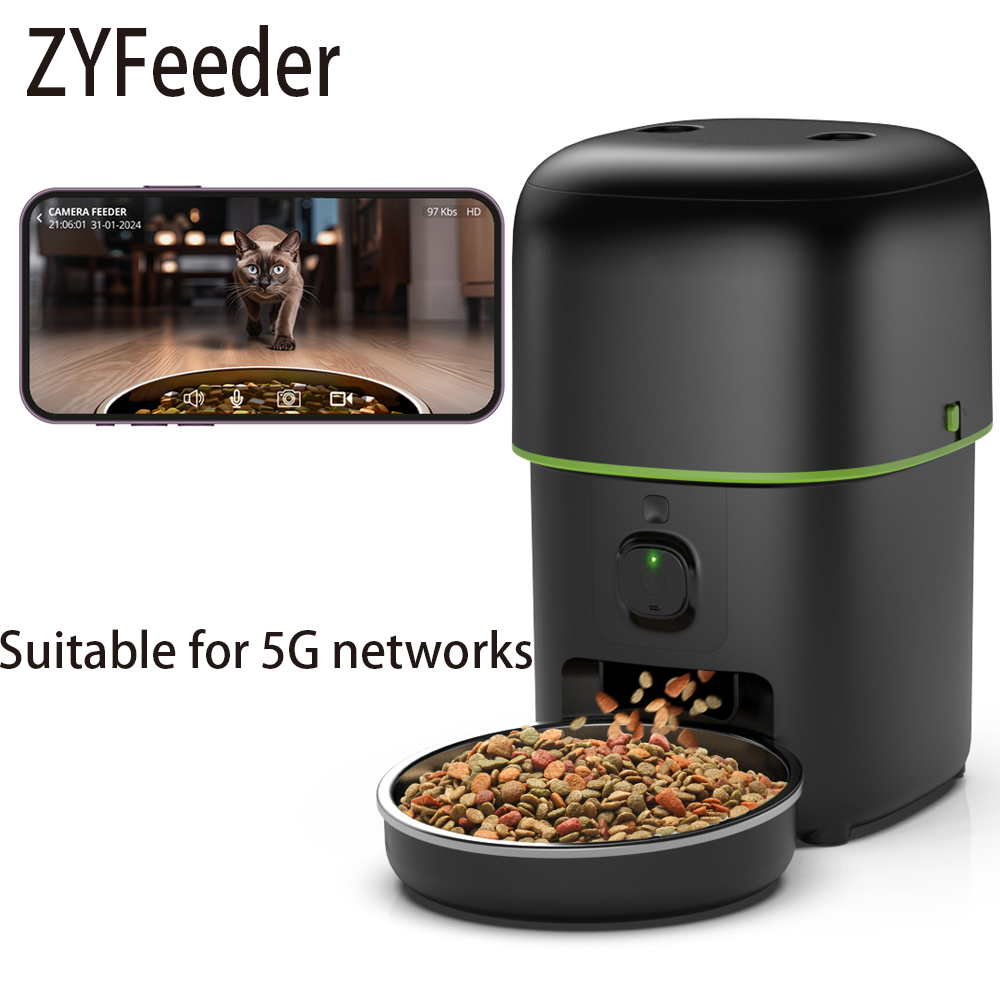 Kitchen Appliances Video - 2L 5G كاميرا تغذية الحيوانات الأليفة