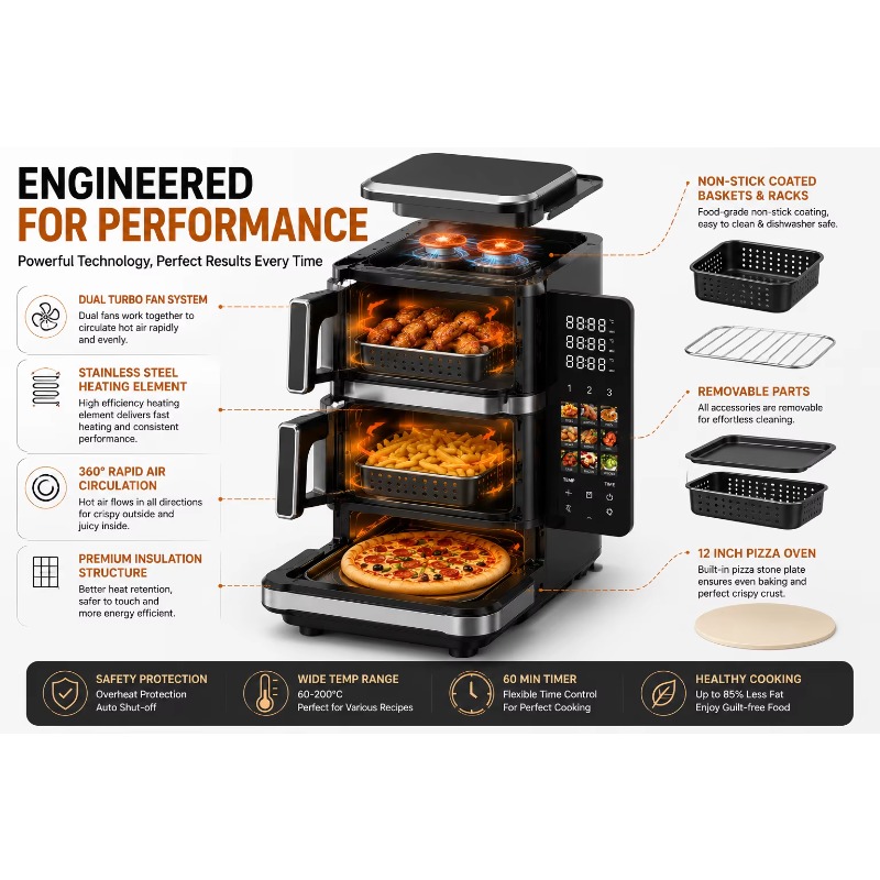 مقلاة هوائية كهربائية، ميزة خب - مراجعة Air Fryer وسعره
