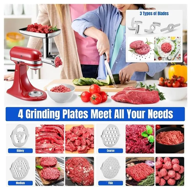 ملحق مطحنة من الفولاذ المقاوم  - مراجعة Stand Mixer وسعره
