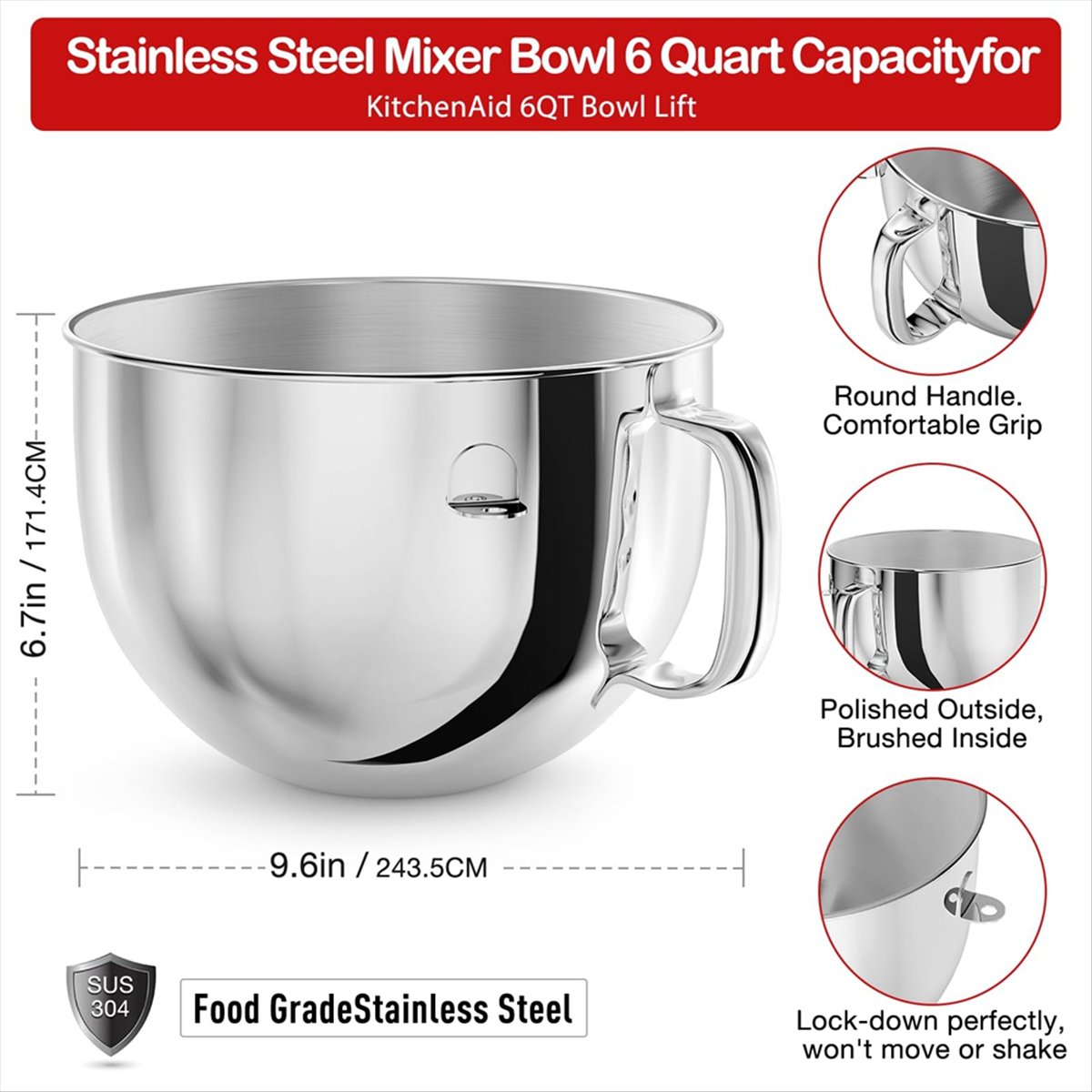 وعاء خلط من الفولاذ المقاوم لل - مراجعة Stand Mixer وسعره