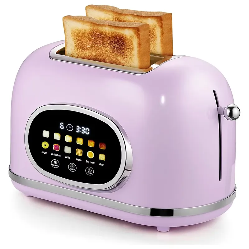 محمصة خبز ذكية بشاشة لمس لشريح - مراجعة Toaster وسعره