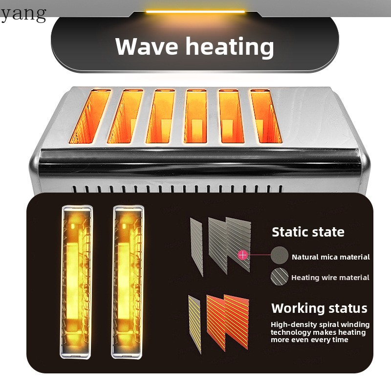 محمصة خبز تجارية من YJQ بأربع  - مراجعة Toaster وسعره